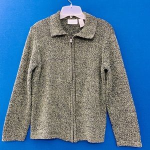 Liz Clairborne  zippered cardigan